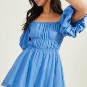 Altar'd State- Baby Blue Romper